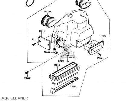 AIR CLEANER - ZX900A6 1989 EUROPE UK FR FG NR SD