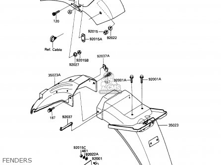 FENDERS - ZX900A6 1989 EUROPE UK FR FG NR SD