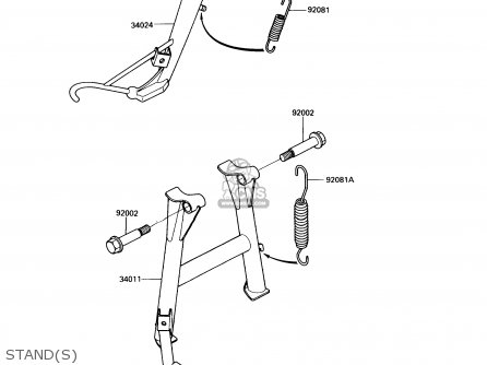 STAND(S) - ZX900A6 1989 EUROPE UK FR FG NR SD