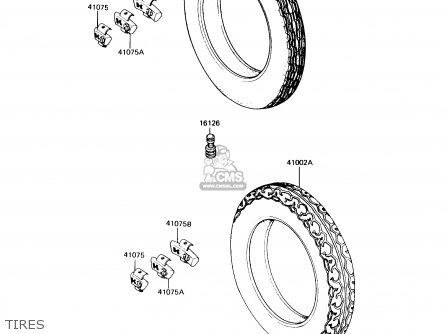 TIRES - ZX900A6 1989 EUROPE UK FR FG NR SD