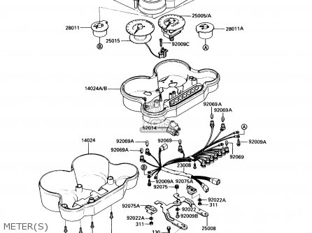 METER(S) - ZX900A6 1989 EUROPE UK FR FG NR SD