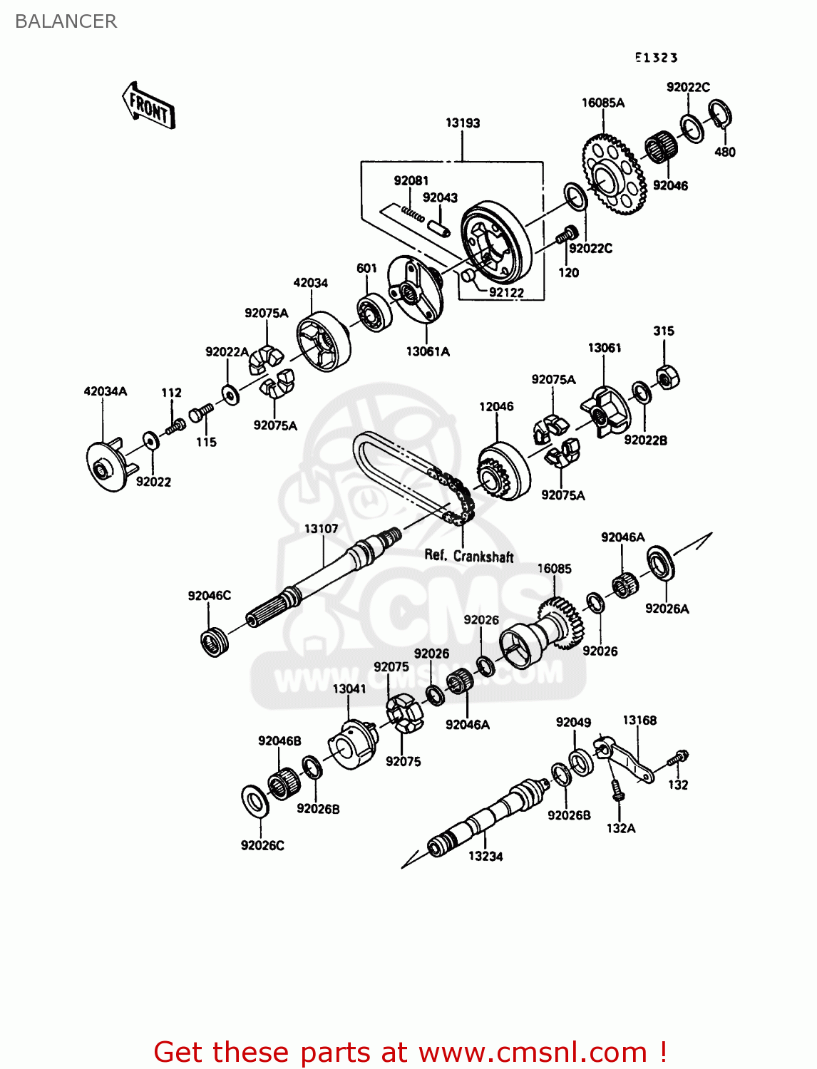 BALANCER ZX900A7 GPZ900R 1990 EUROPE UK FG NR SD SP