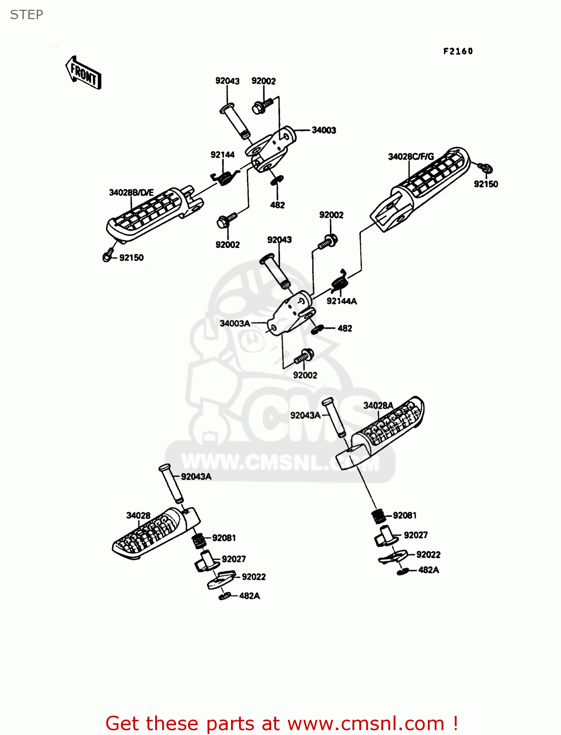 STEP ZX900A7 GPZ900R 1990 EUROPE UK FG NR SD SP