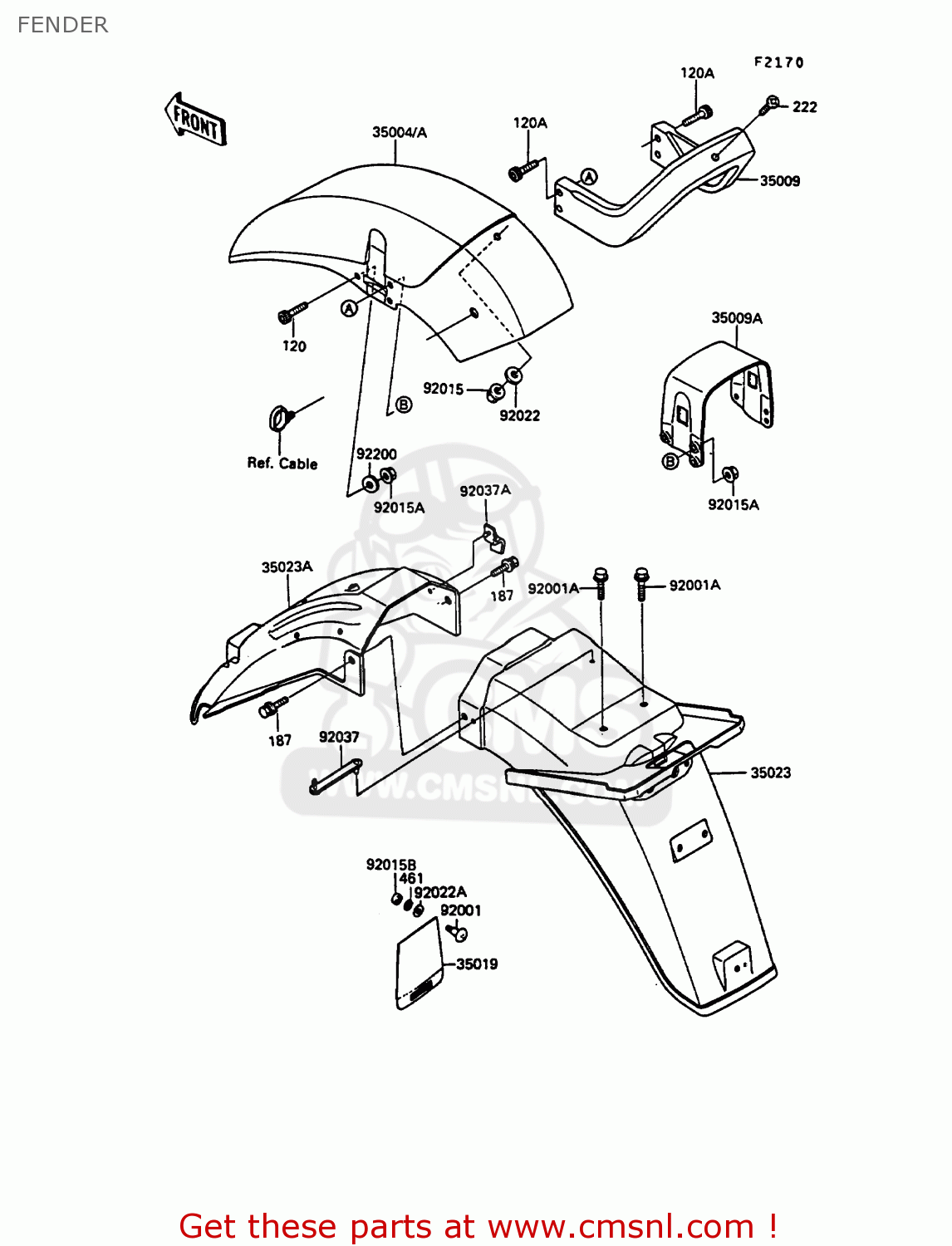 FENDER ZX900A7 GPZ900R 1990 EUROPE UK FG NR SD SP
