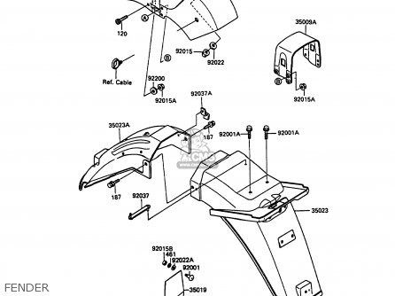 FENDER - ZX900A7 GPZ900R 1990 EUROPE UK FG NR SD SP