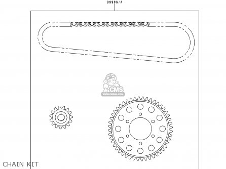 CHAIN KIT - ZX900B1 NINJA ZX9R 1994 EU UK FR NL AR FG GR IT NR SD SP ST