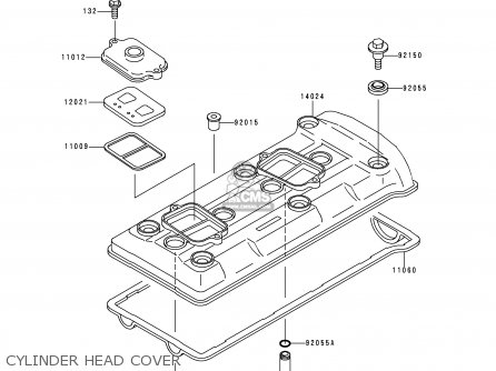 CYLINDER HEAD COVER - ZX900B3 NINJA ZX9R 1996 USA CALIFORNIA CANADA