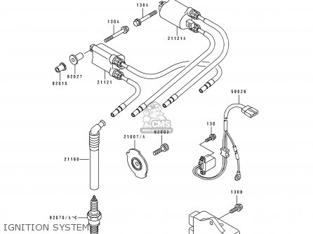 IGNITION SYSTEM - ZX900B4 NINJA ZX9R 1997 EUROPE UK FR NL AR FG GR IT NR SD SP ST