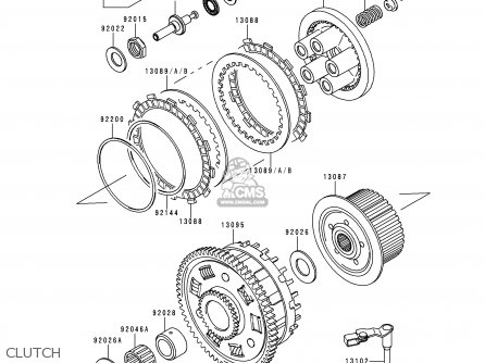 CLUTCH - ZX900C1 NINJA ZX9R 1998 USA CALIFORNIA CANADA