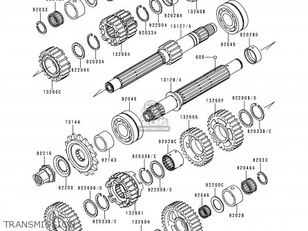 TRANSMISSION - ZX900C2 NINJA ZX9R 1999 USA CALIFORNIA CANADA