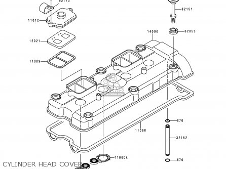 CYLINDER HEAD COVER - ZX900D1 NINJA ZX9R 1998 FG ST
