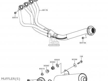 MUFFLER(S) - ZX900D1 NINJA ZX9R 1998 FG ST