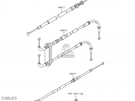 CABLES - ZX900D1 NINJA ZX9R 1998 FG ST