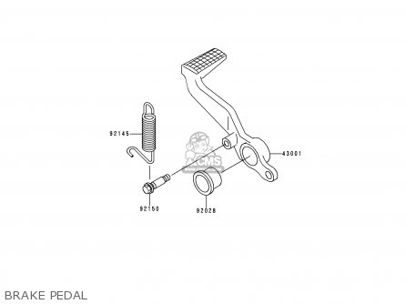 BRAKE PEDAL - ZX900D2 NINJA ZX9R 1999 FG ST