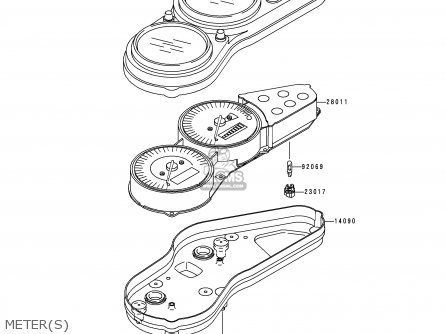 METER(S) - ZX900D2 NINJA ZX9R 1999 FG ST