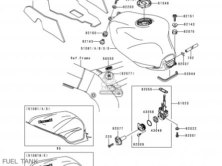 Kawasaki ZX900E1 NINJA ZX9R 2000 USA CALIFORNIA CANADA parts