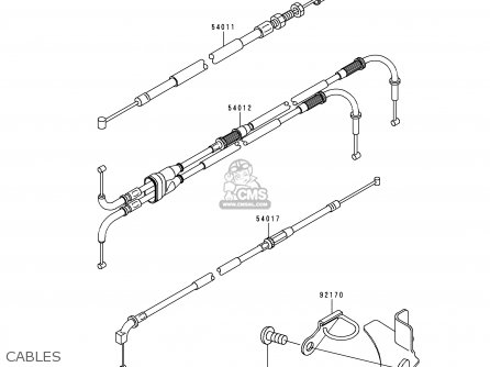 CABLES - ZX900E1P NINJA ZX9R 2000 EUROPE UK FR IS NR