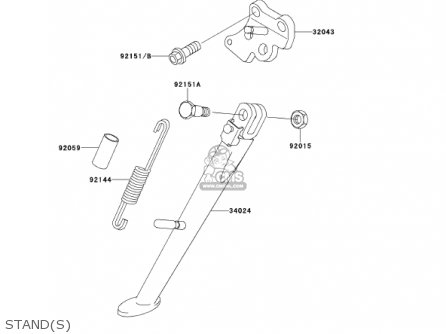STAND(S) - ZX900E2 NINJA ZX9R 2001 USA CALIFORNIA CANADA