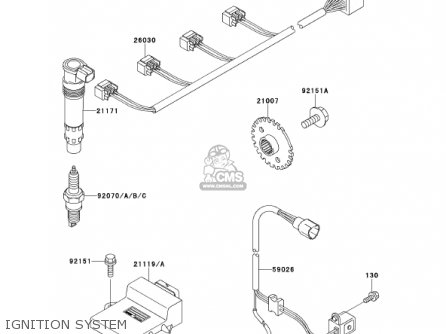 IGNITION SYSTEM - ZX900E2 NINJA ZX9R 2001 USA CALIFORNIA CANADA