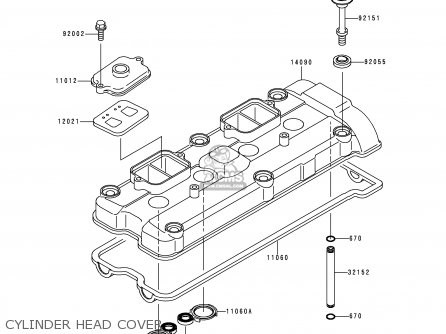 CYLINDER HEAD COVER - ZX900EH1 NINJA ZX9R 2000 EUROPE UK FR IS NR