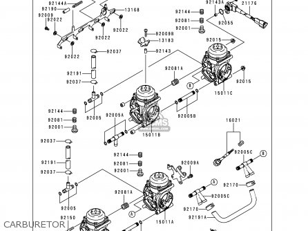 CARBURETOR - ZX900EH1 NINJA ZX9R 2000 EUROPE UK FR IS NR