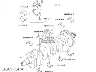 CRANKSHAFT - ZX900F2 NINJA ZX9R 2003 USA CALIFORNIA CANADA