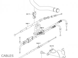CABLES - ZX900F2 NINJA ZX9R 2003 USA CALIFORNIA CANADA