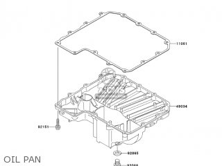 OIL PAN - ZX900F2 NINJA ZX9R 2003 USA CALIFORNIA CANADA
