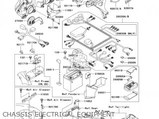 CHASSIS ELECTRICAL EQUIPMENT - ZX900F2 NINJA ZX9R 2003 USA CALIFORNIA CANADA