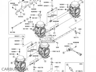 CARBURETOR - ZX900F2 NINJA ZX9R 2003 USA CALIFORNIA CANADA