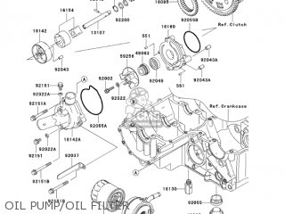 OIL PUMP/OIL FILTER - ZX900F2 NINJA ZX9R 2003 USA CALIFORNIA CANADA