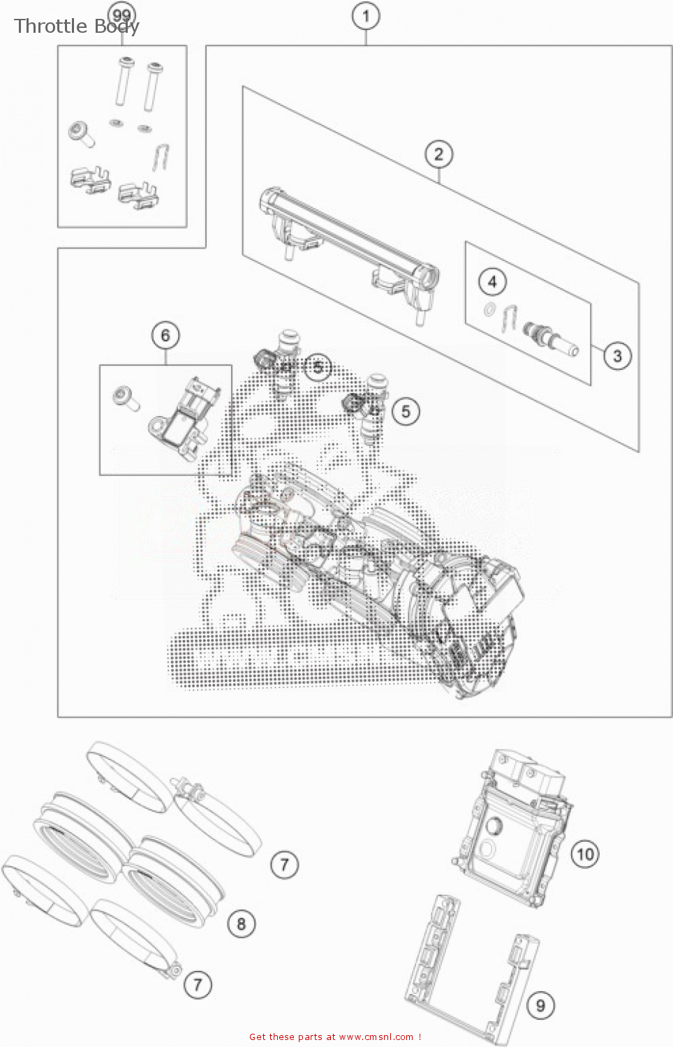 KTM 790 Adventure R CKD PH 2020 Throttle Body buy original Throttle