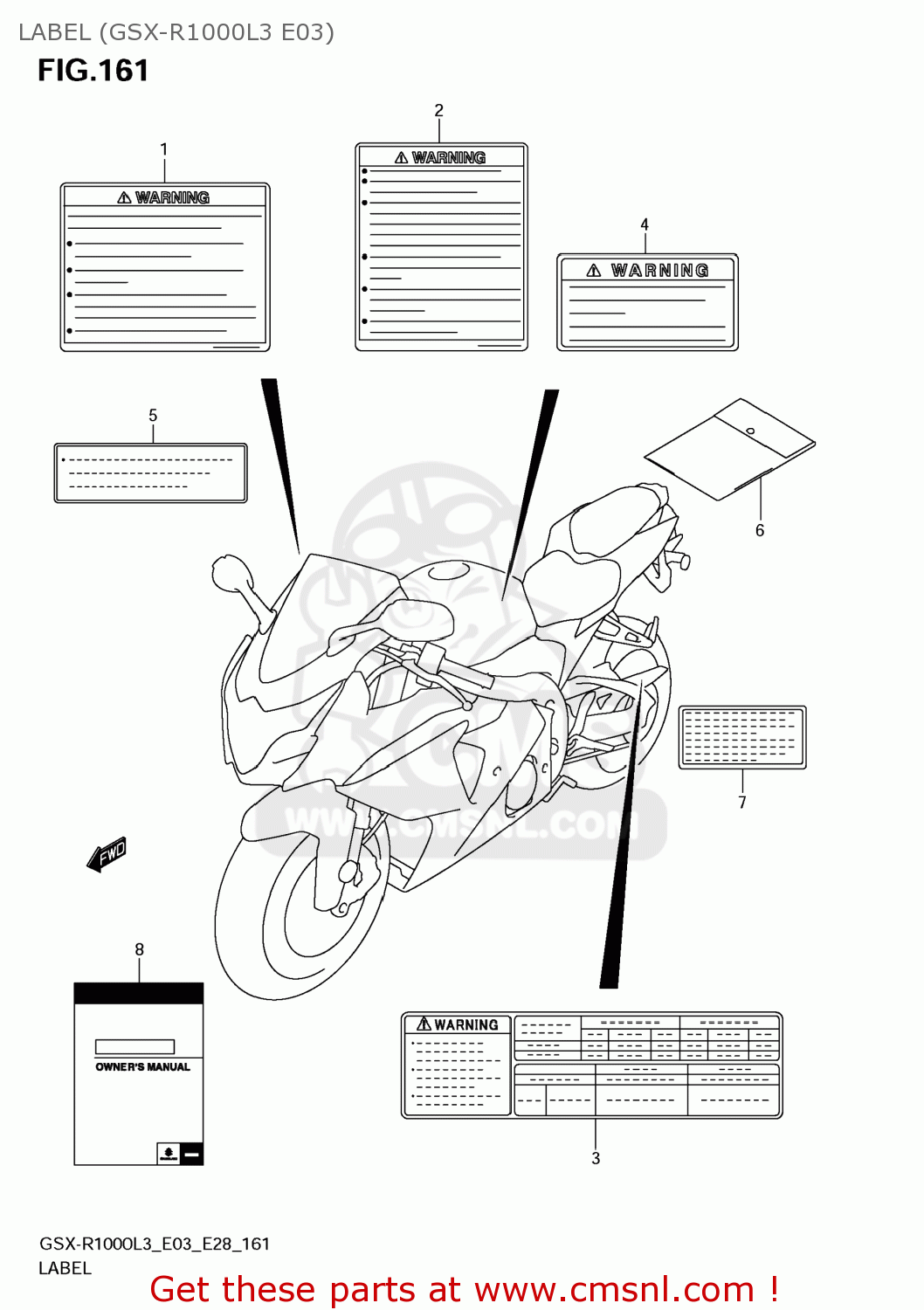 9901147H5403A: Manual,owner's Suzuki - buy the 99011-47H54-03A at CMSNL