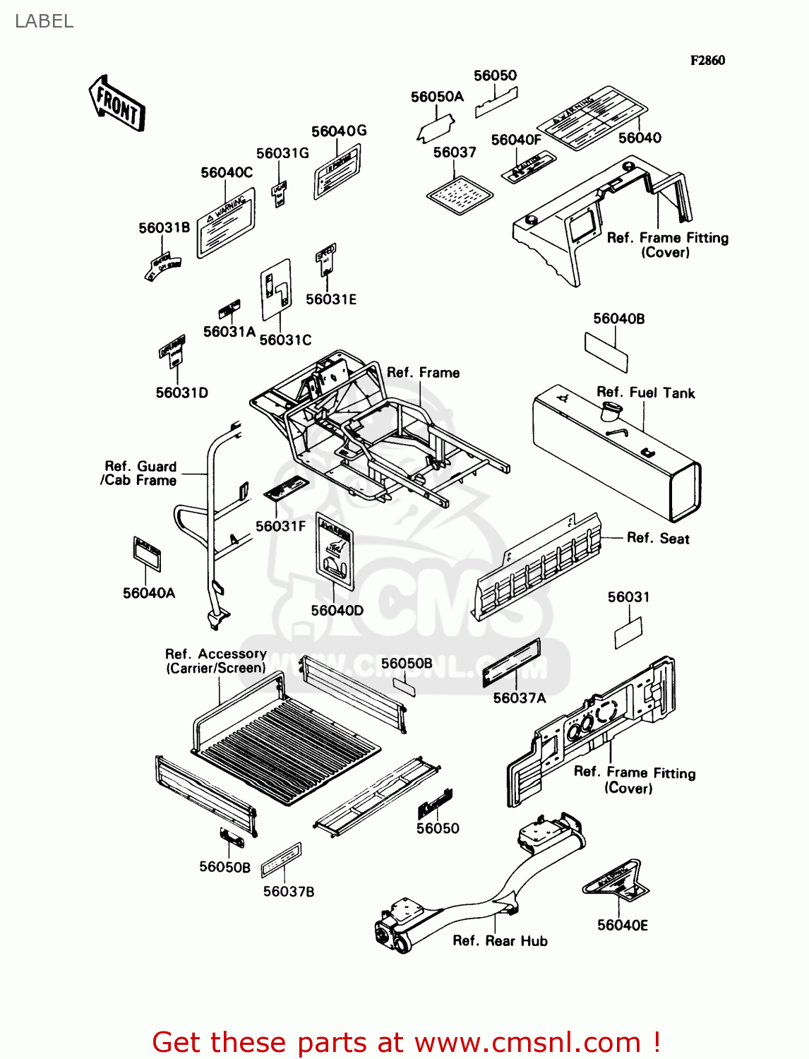 560311644 Labelmanual,ignition Kawasaki buy the 560311644 at CMSNL