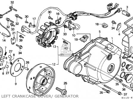 COVER,L CRANK CAS COVER,L CRANK CAS