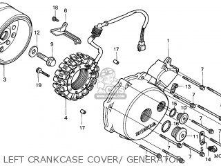 COVER,L CRANKCASE COVER,L CRANKCASE