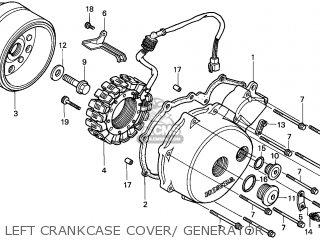COVER,L CRANKCASE COVER,L CRANKCASE