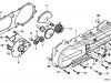 Small Image Of Left Crankcase Cover  Starter