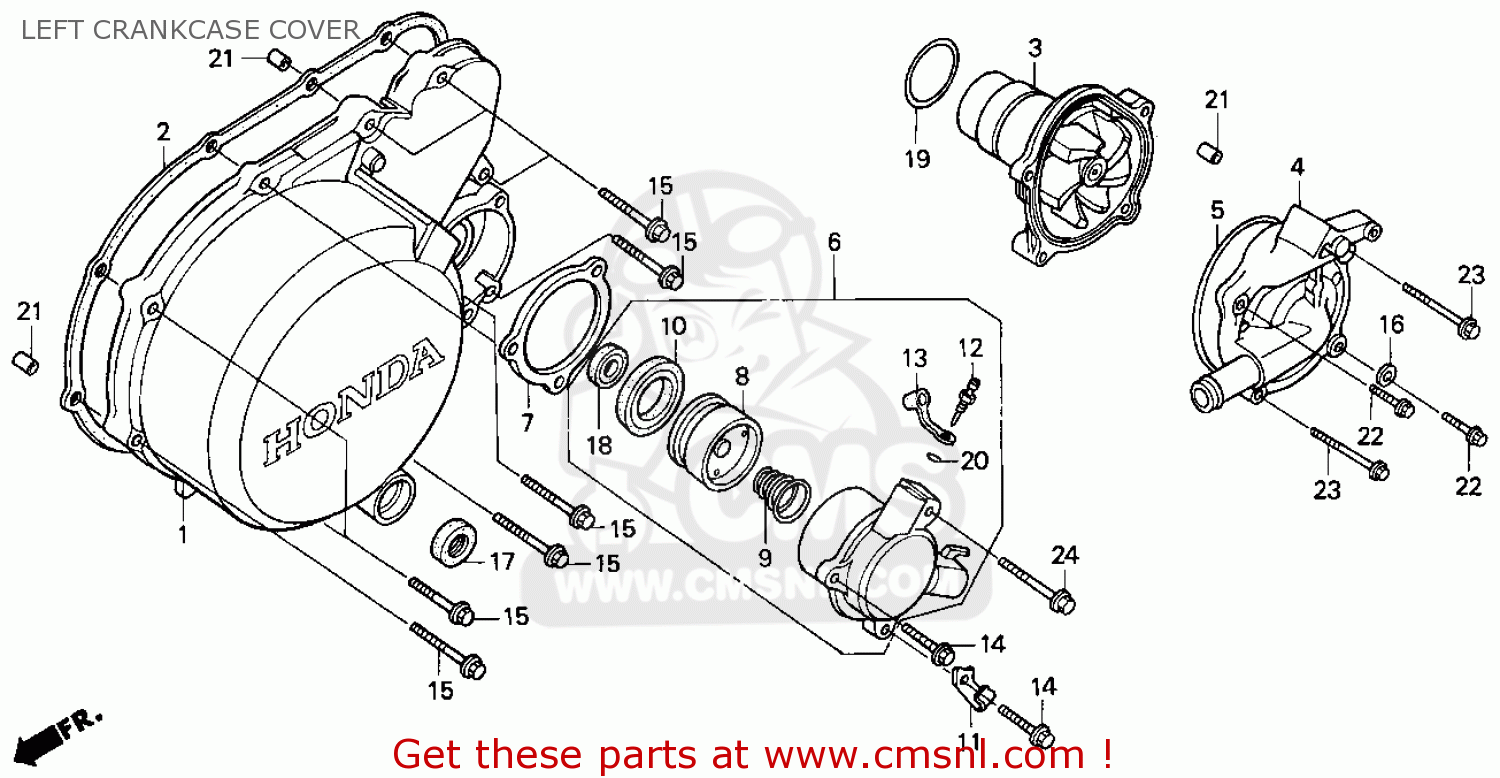 19200MR5670: Pump Comp.,water Honda - buy the 19200-MR5-670 at CMSNL