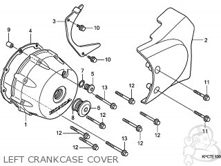 COVER,L CRANK CAS COVER,L CRANK CAS