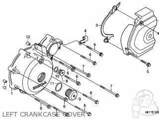 COVER,L CRANKCASE COVER,L CRANKCASE