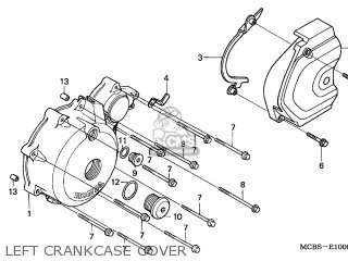 COVER,L CRANKCASE COVER,L CRANKCASE