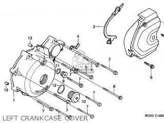 COVER,L CRANKCASE COVER,L CRANKCASE