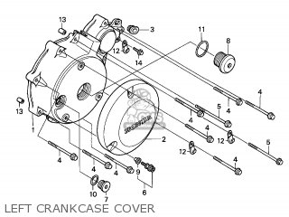 COVER,L CRANKCASE COVER,L CRANKCASE