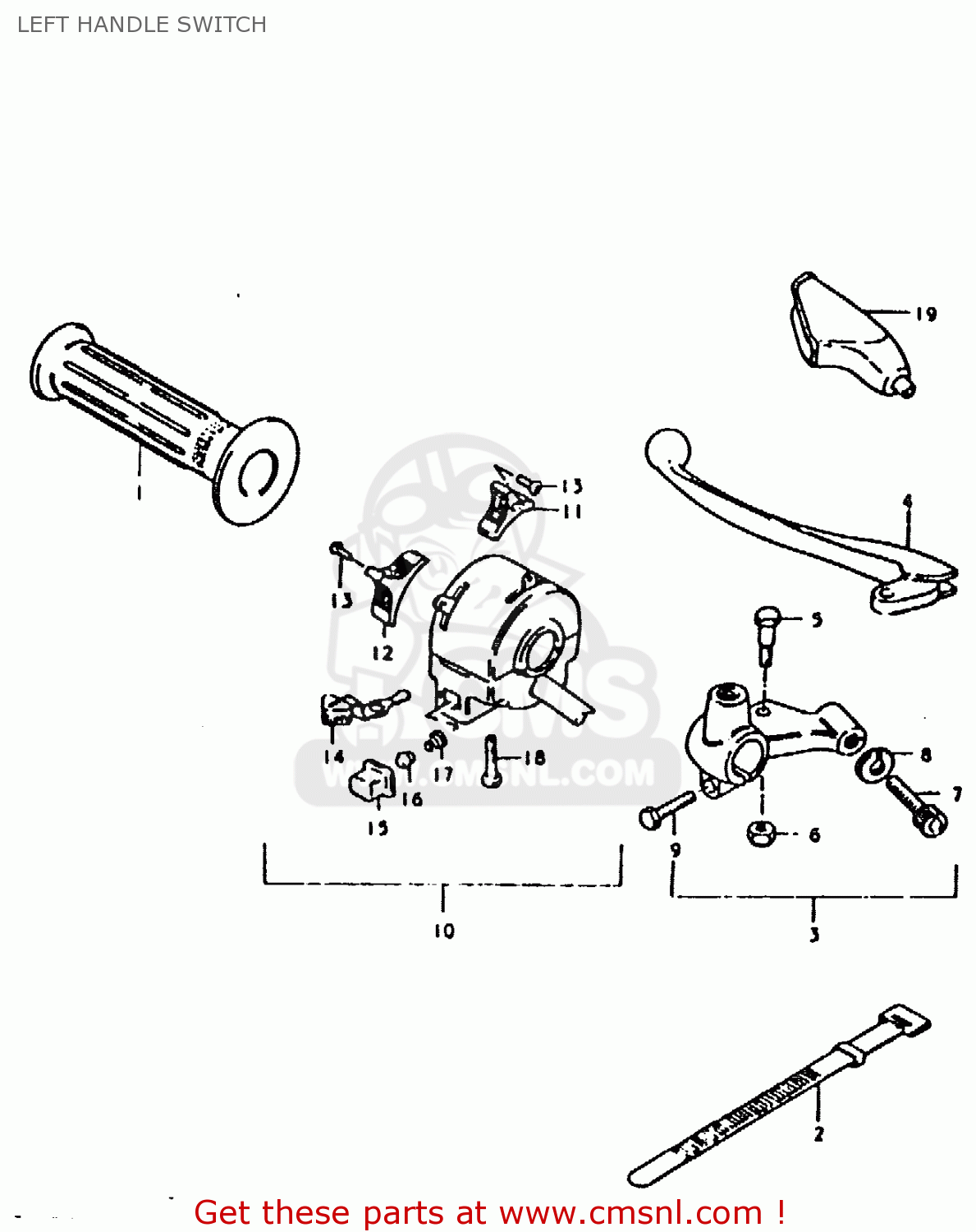 5750029301 Lever Assembly,clutch Suzuki buy the 5750029301 at CMSNL