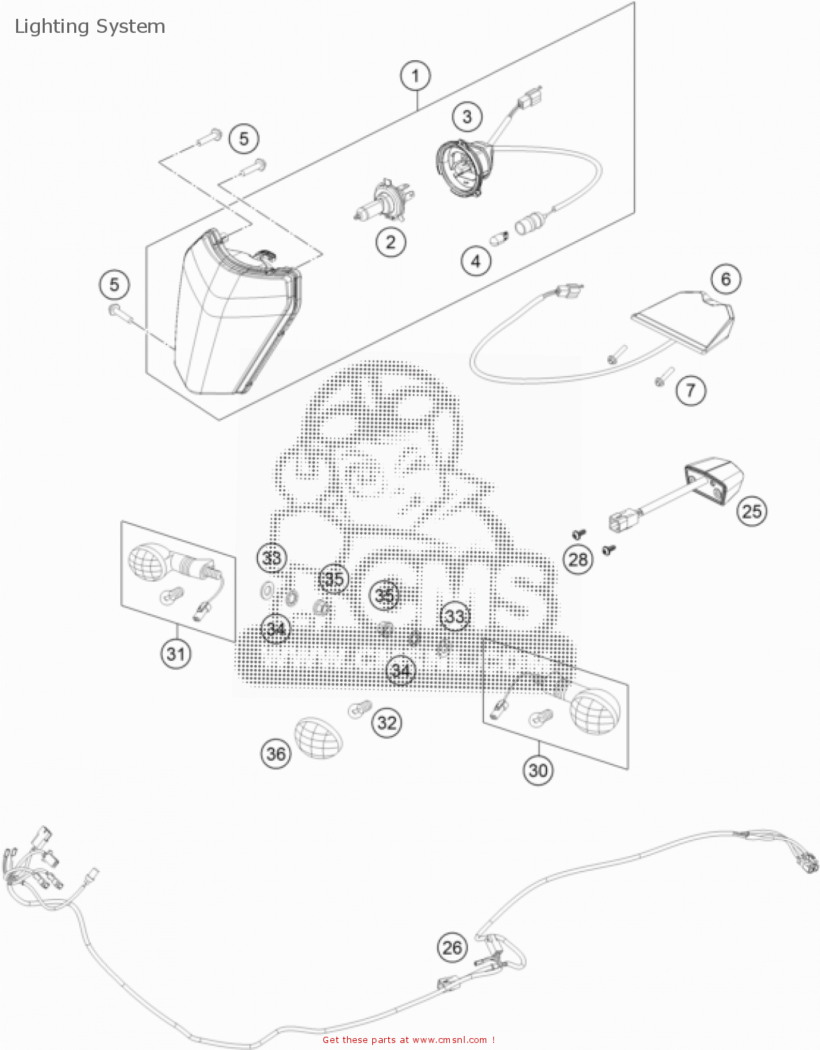 77711081100 Turn Signal Wiring Harness Ktm buy the 77711081100 at CMSNL