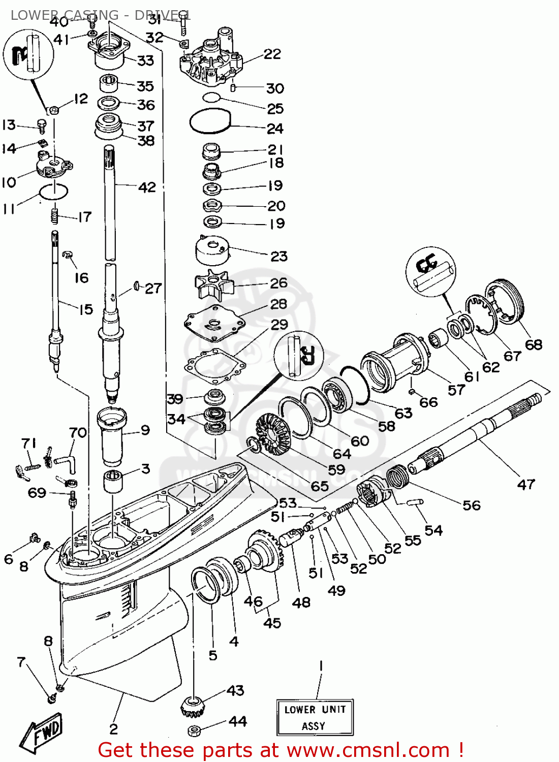 Yamaha BRG,TAPERED ROLLER 76MM (6E5) 93332000U7 Yamaha BRG,TAPERED ROLLER 76MM (6E5) 93332000U7