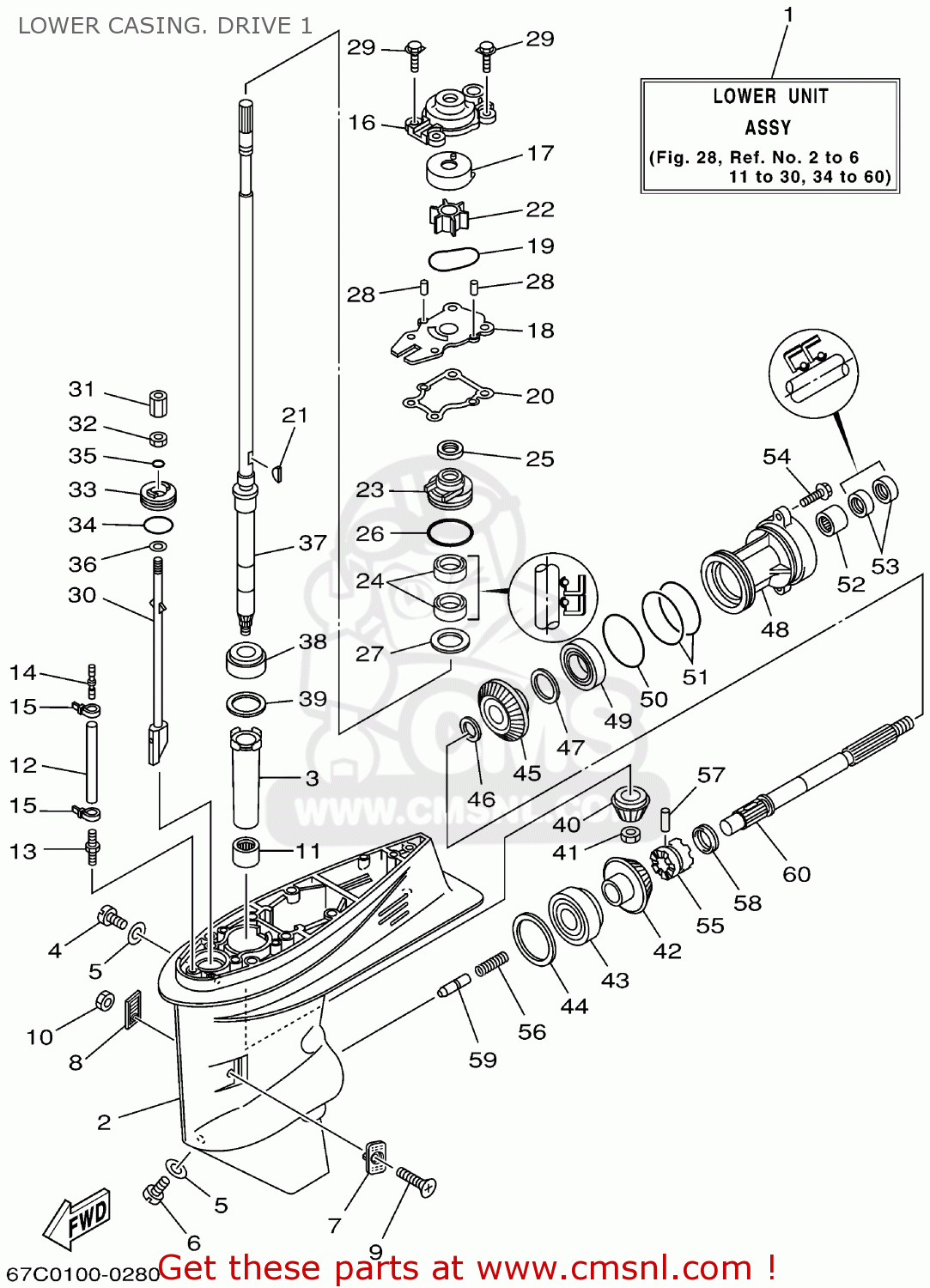 66T4555100 Pinion Yamaha buy the 66T455510000 at CMSNL
