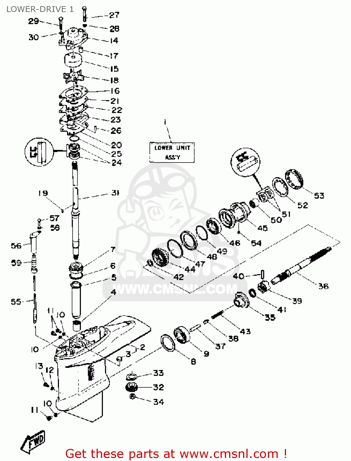 6794550110 Drive Shaft Comp Yamaha buy the 6794550110 at CMSNL