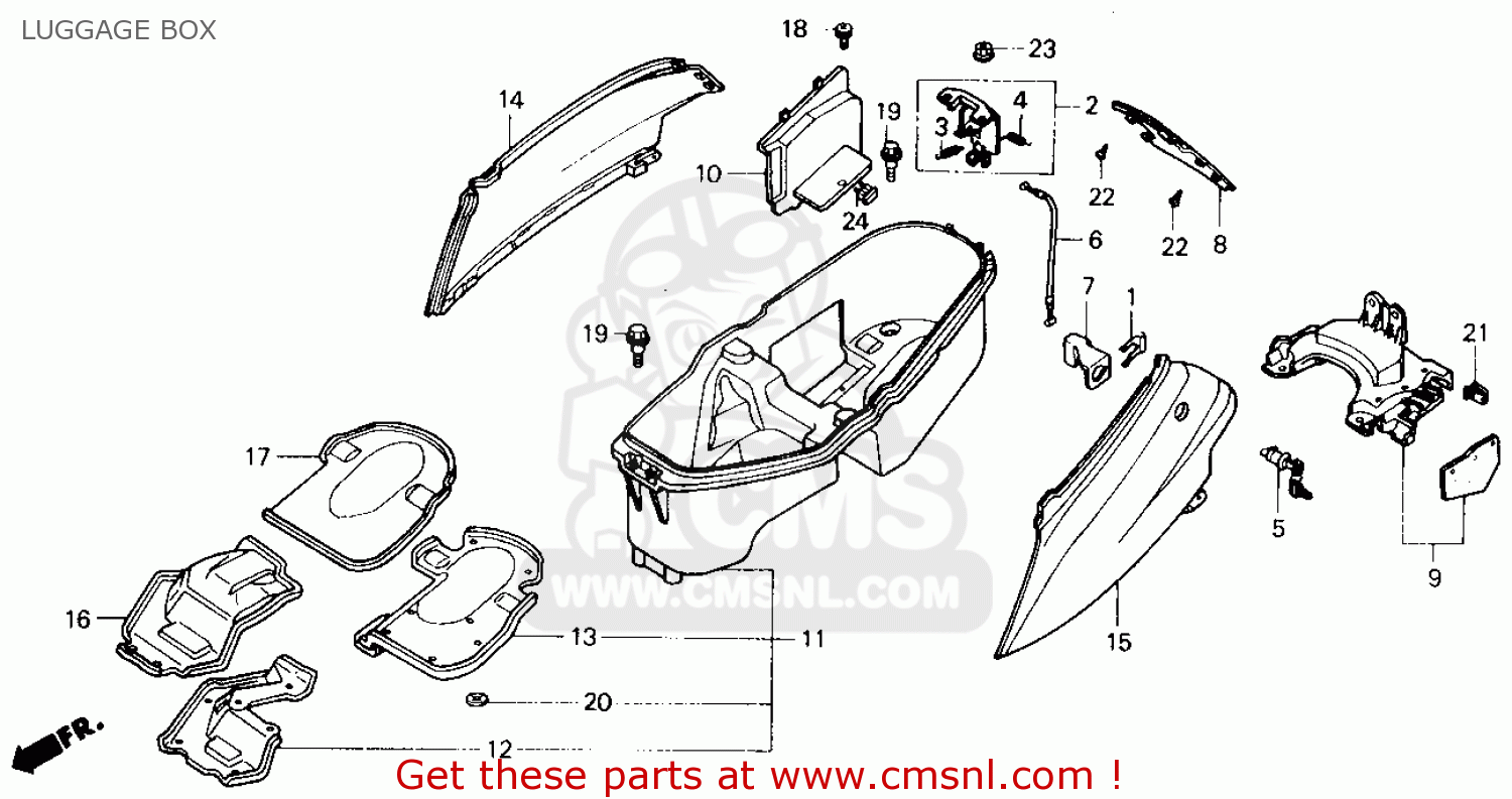 CABLE,SEAT LOCK for SK50M DIO 1998 (W) JAPAN AF34-200/AF35-170 - order ...